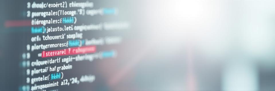 法の概念を表す抽象的な背景、正義の天秤とデジタルコードの断片